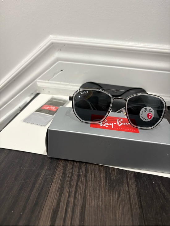 Ray-Ban Other - Ray-Ban Men's Polarized Black and Silver Metal Frame Sunglasses
